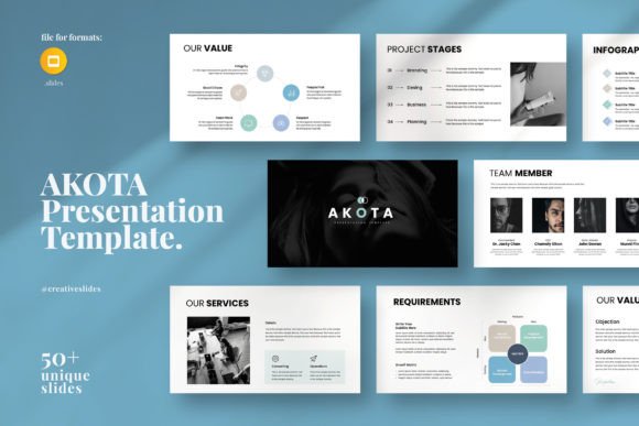 Akota Google Slides Template: Your Foundation for Professional Presentations