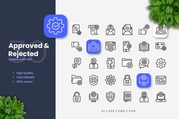 Approved and Rejected Icons: Essential Symbols for Modern Design