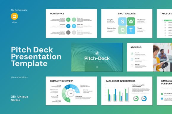 Elevate Your Professional Pitch with a Google Slides Template