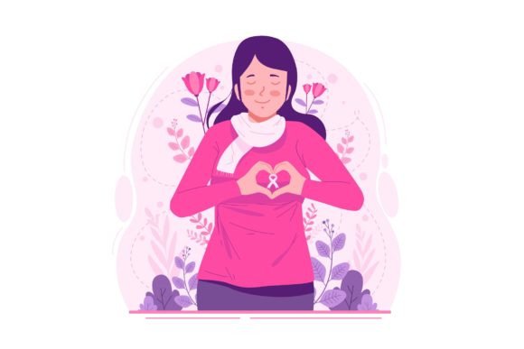 How a Simple Breast Cancer Awareness Illustration Can Amplify Your Message