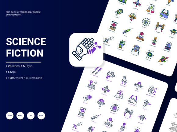Science Fiction Icon Pack: A Design Toolkit for the Modern Creator