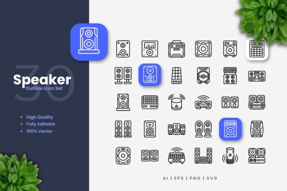 Speaker Icons: Evaluating a Clean and Functional Icon Set