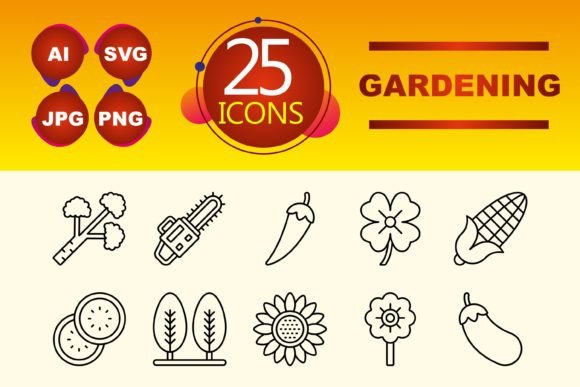 The Versatile Appeal of Line Icons for Gardening Design Projects